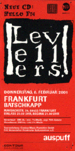 Eintrittskarte, Batschkapp, Frankfurt, 08.02.2001
