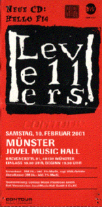 Eintrittskarte, Jovel Music Hall, Münster, 10.02.2001