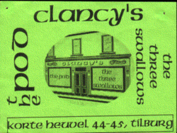 Eintrittskarte, Pod @ Clancy's (Rückseite), Tilburg, 10. 12. 2000