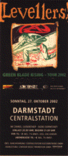 Eintrittskarte, Darmstadt, 27.10.2002